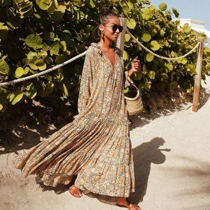 Floral Print Maxi Dress
